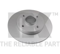 2x NK Disque de frein Arrière convient pour PEUGEOT 307 3/5 portes (3A/C) 249mm