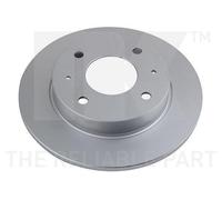 2x NK Disque de frein Arrière pour MITSUBISHI COLT VI (Z3A, Z2A) 250mm 313036