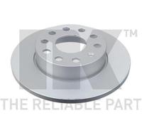 2x NK Disque de frein Arrière pour VW Golf VI 3/5 portes (5K1) 256mm 314794