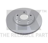 2x NK Disque de frein Avant convient pour MERCEDES-BENZ Classe C Berline (W203)