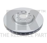 2x NK Disque de frein Avant pour VW Tiguan II (AD1, AX1) 314mm 3147146