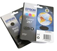 2x Noir + Couleur Set D'Encres Epson 266+267 Epson Pour WF-100 WF-110 W Geniune