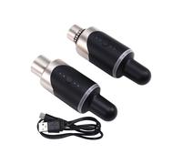 2X Nouveau Convertisseur de Microphone Émetteur et Récepteur XLR Sans Fil UHF U801 Microphone Sans Fil pour Interview en Direct/Studio