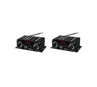 2X Nouvel Amplificateur Numérique 12 V Maison Voiture 2 Canaux HIFI Son Haut-Parleur Récepteur FM Amplificateur Audio B AMP