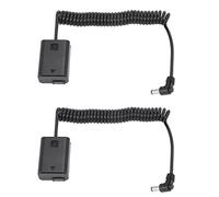 2X Np-Fw50 Adaptateur Coupleur Batterie Fittice avec Alimentation Connecteur DC pour A7 Mark Ii A6300 A6000