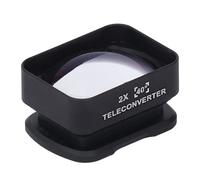 2X Objectif de Magnificateur, Téléobjectif de Grossissement 2X avec Un Filtre à Lentille D'agrandissement de Montage Magnétique de Revêtement Haute Définition pour la
