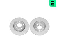 2x OPTIMAL Disque de frein Arrière pour VW Golf VI 3/5 portes (5K1) CC (358)