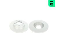 2x OPTIMAL Disque de frein Arrière pour VW Polo V 3/5 portes (6R1, 6C1) 232mm