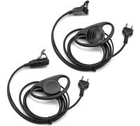 2X Oreillette Talkie Walkie D-Style Casque Écouteur Compatible avec Midland Radio Alan 42 CT-590S G7 G7Pro G8 G9 G9Pro M24 M24 Plus M48 M99 G6 XT G7 XTR GXT LXT XT30 XT50 XT60 XT70