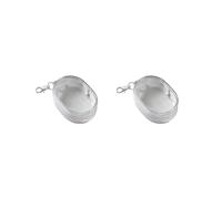 2X Organisateur de Bijoux Boîte de Rangement Transparente Pochette Boîte Porte-Clés Sac de Rangement Étui de Rangement Portefeuille Épais Sac de
