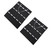 2X Organisateur de Lunettes Lunettes de Soleil Rangement Suspendu Sac à Lunettes Lunettes 15 Porte-Lunettes Gris