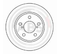 2X Original A.B.S. Disque De Frein 16138 Pour Subaru