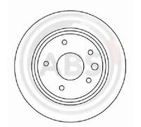 2X Original A.B.S. Disque De Frein 16999 Pour Daimler Jaguar