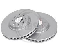 2X Original A.B.S. Disque De Frein 17340 Pour Alfa Romeo Fiat Lancia