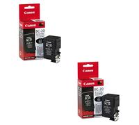 2x Original Canon Encre Cartouche BC-20 Noir pour Bjc 2000 4000 5000