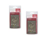 2x Original Canon Encre Cartouche BCI-21 Multipack Noir + Color pour Bjc 400 455