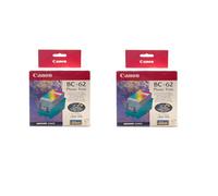 2x Original Canon Encre Cartouche BCI-62 Photo Couleur pour Bjc 7000 7004 7100