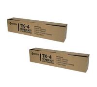 2x Original Kyocera Cartouche D'Encre TK-4 Noir pour F1000 1200 2000 2002