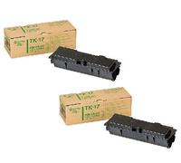 2X Original Kyocera Toner TK-17 Noir Pour FS 1000 1010 1050 B-État