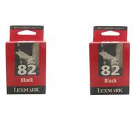 2X Original Lexmark Cartouche D'Encre 82 Pour X5100 X6100 Z55 Z65