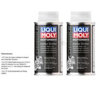 2X Original LIQUI MOLY Réparation De Radiateur Pour Moto Dose 125 Ml