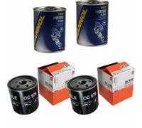 2X Original MAHLE / KNECHT Filtre À Huile OC 976 + 2X SCT Nettoyage Moteur