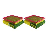 2X Original MANN-FILTER Filtre À Air C 24 100 Pour Chrysler Voyager IV