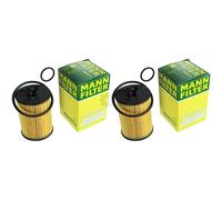 2X Original MANN-FILTER Filtre À Huile HU 612/1 X Oil Filter