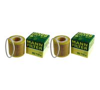 2X Original MANN-FILTER Filtre À Huile HU 710 X Filtre À Huile