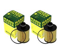 2X Original MANN-FILTER Filtre À Huile HU 712/11 X Oil Filter