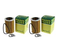 2X Original MANN-FILTER Filtre À Huile HU 715/6 X Filtre À Huile