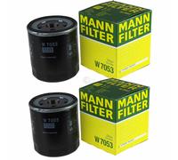 2X Original MANN-FILTER Filtre À Huile W 7053 Oil