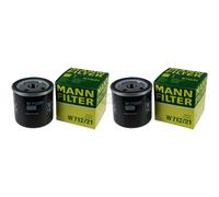 2X Original MANN-FILTER Filtre À Huile W 712/21