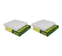 2X Original MANN-FILTER Filtre À Pollen Filtre D'Intérieur CU 21 003