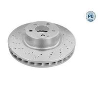 2X Original MEYLE Disque De Frein 083 521 2045/PD Pour Mercedes-Benz