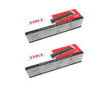 2x Original OKI Toner 09002390 Okipage 4m 4w Plus Okifax 4100 Okioffice 44