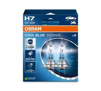 2x OSRAM COOL BLUE INTENSE H7 Ampoule feu de route 12V 55W PX26d Feu de Route