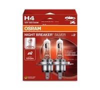 2x OSRAM H4 Ampoule projecteur longue portée 12V 60/55W P43t Feu de Route