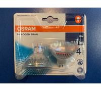 2X OSRAM HALOGEN STAR DECOSTAR 51 20W GU5,3 12V 36° 44860 ST WFL 210lm 4.000h