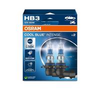 2x OSRAM HB3 Ampoule feu de route 12V 60W P20d Feu de Route 9005CBN-2HB
