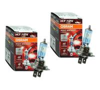2X OSRAM NIGHT BREAKER LASER +130% Ampoule H7 55W 12V PX26D 64210NBL
