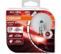 2x OSRAM NIGHT BREAKER LASER next Generation H1 Ampoule feu de route 12V 55W Feu