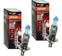 3x Osram Nuit Breaker Illimité H1 +110% Ampoule Lampe 12V 60/55 Watt P14,