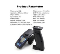2X P32 Course Turbo 91803G-C 2.4G 4CH VT SystèMe LCD Affichage émetteur Radio Télécommande avec Récepteur pour Bateau de Voiture Télécommande