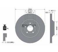 2x PAGID Disque De Frein Plech Auß ベンテルé Ø330mm Pour Audi A6 Avant 4F5 C6 4F2