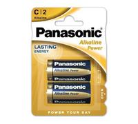 2x PANASONIC Alcaline Puissance C LR14 1.5V Alcaline batteries R14 MN1400