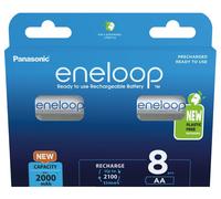 2x Panasonic eneloop 8er Blister AA Ni-MH Batteries 2000mAh