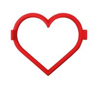 2x Pancake Mould - Heart Pancake Ring , Heart Silicone Fried Egg Moulds | Non-Stick Silicone Egg Ship Mould Let Your Children Love Breakfast For Valentine's Day | For Cooking Breakfast Omelette Sandw