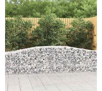 2x Paniers à Gabions Arqués 200x30x180/200 cm Fer Galvanisé Cages vidaXL