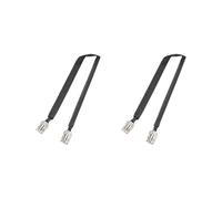 2X Passe Porte/Fenêtre à Travers Le Câble Coaxial RF Plat SO239 UHF Femelle à UHF Femelle 50 Ohm RF Coax Pigtail Rallonge